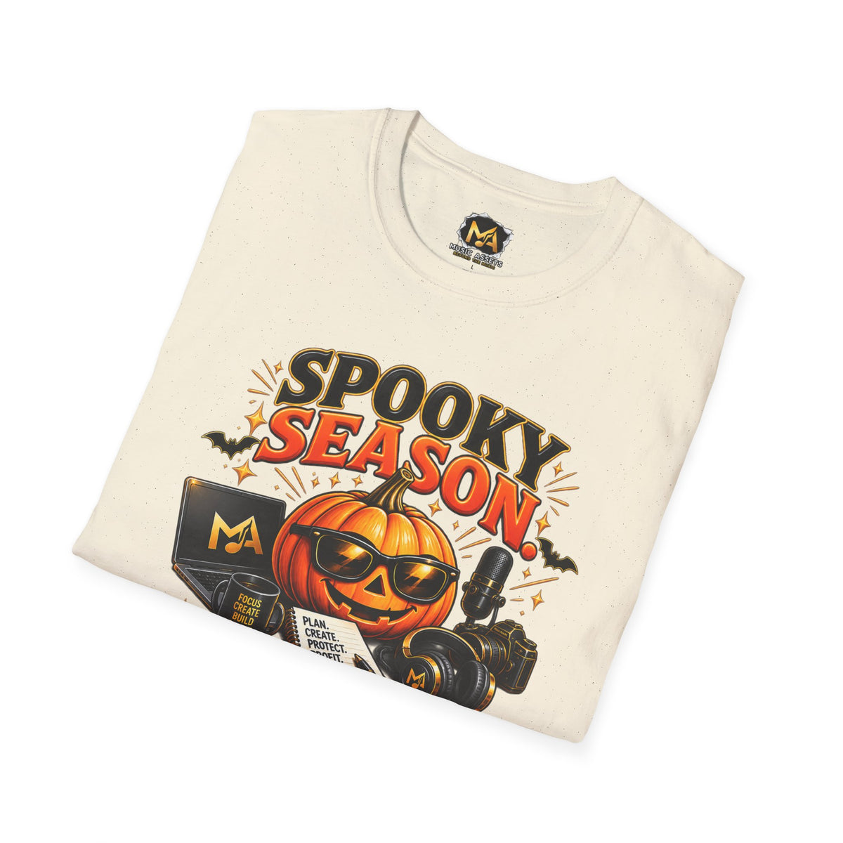 Spooky Season. Serious Business.™ — Music Assets Halloween T-Shirt