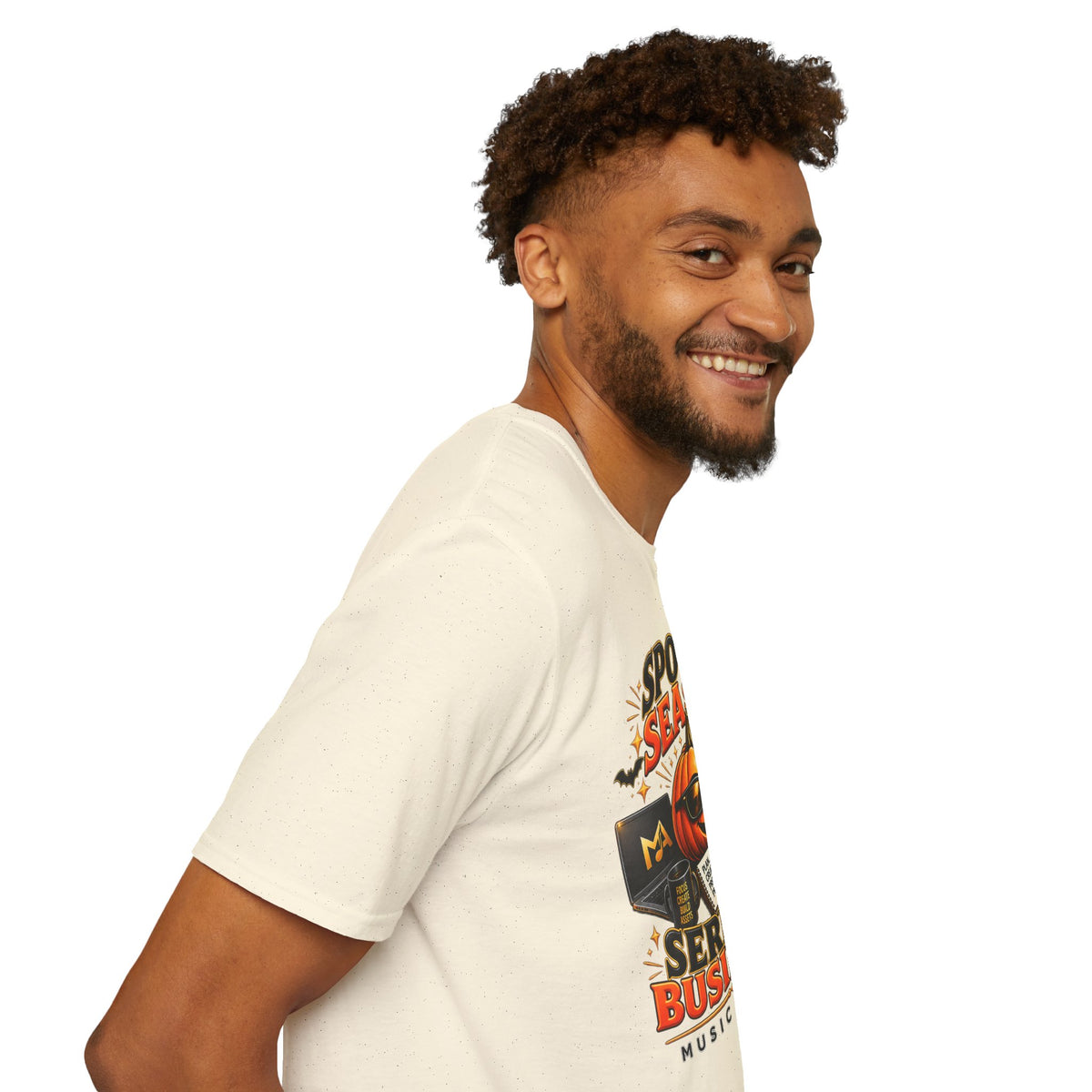 Spooky Season. Serious Business.™ — Music Assets Halloween T-Shirt